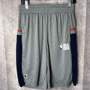 NBA Mens‎ Medium Gray Athletic Basketball Sporty Shorts